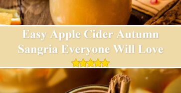 Apple Cider Autumn Sangria