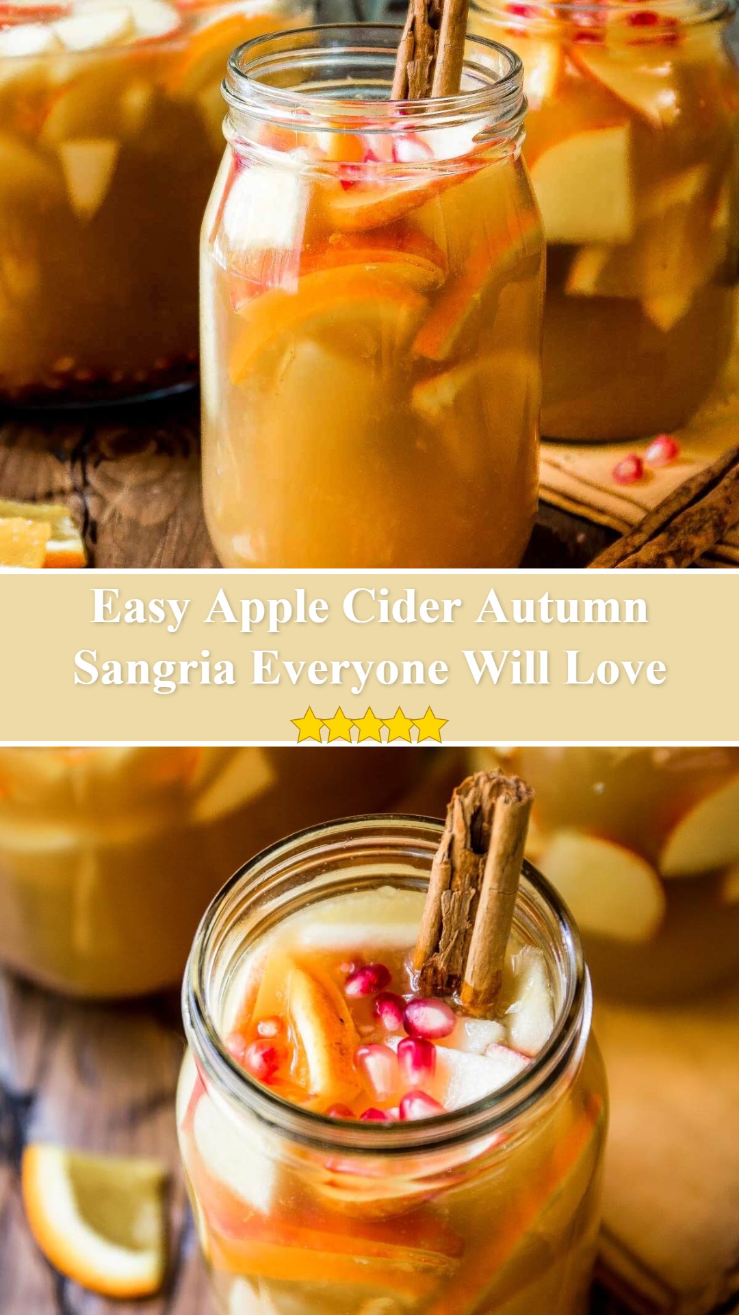 Apple Cider Autumn Sangria