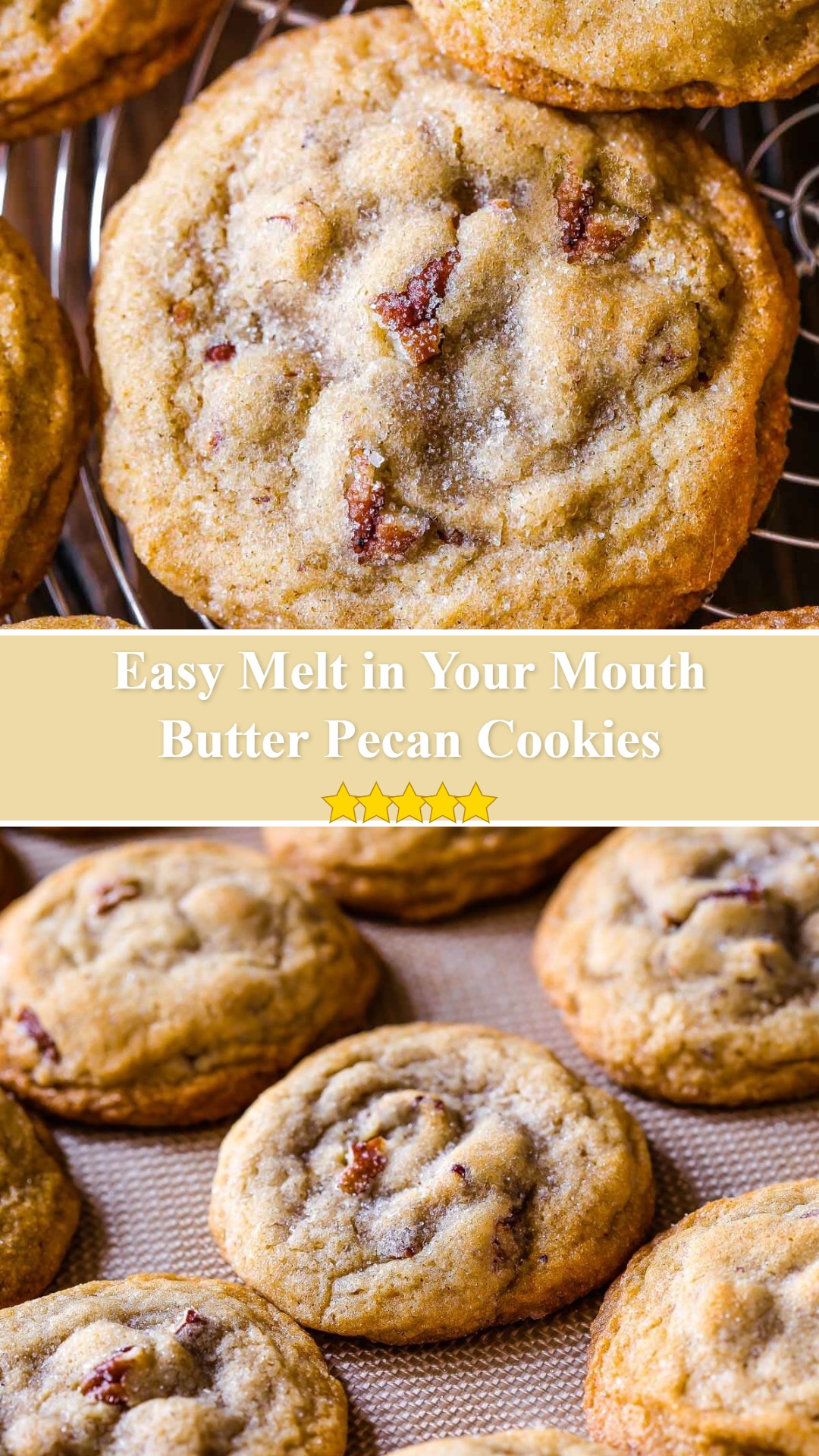 Butter Pecan Cookies