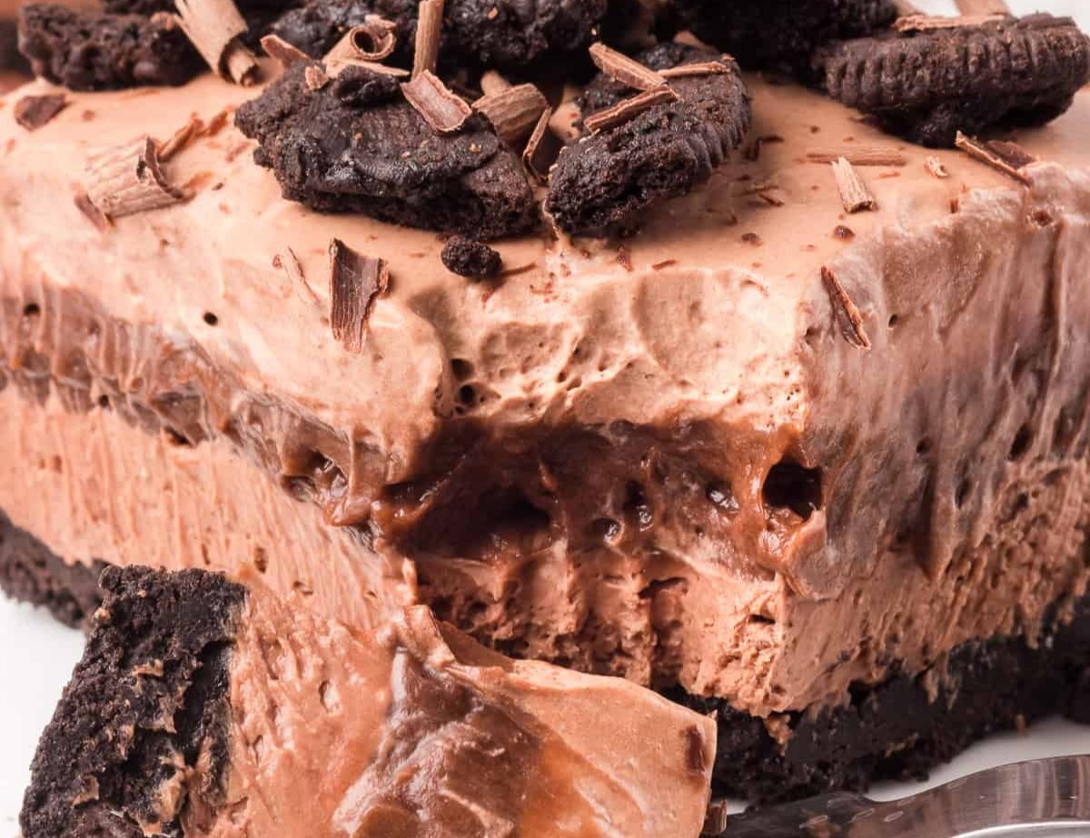 Death By Chocolate Dream Bars top view