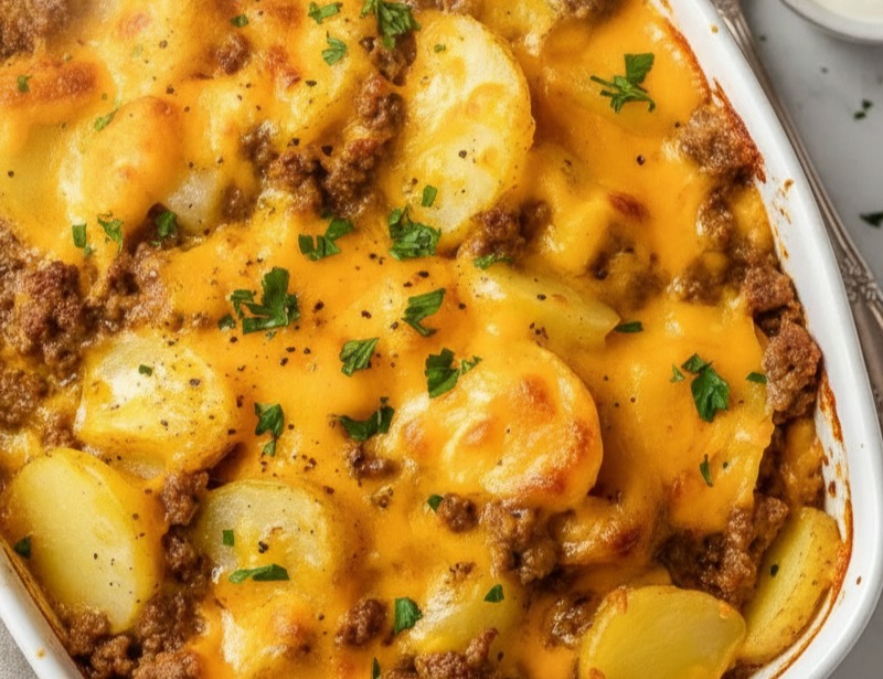 Hobo Casserole Ground Beef Recipe Easy suggested serving