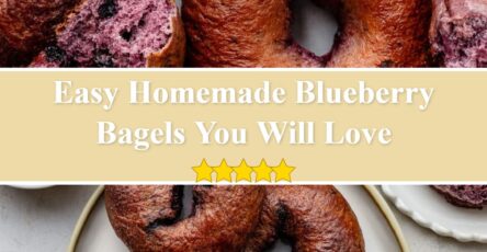 Homemade Blueberry Bagels