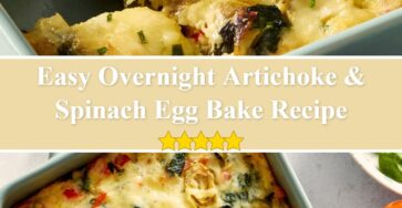 Overnight Artichoke & Spinach Egg Bake