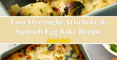 Overnight Artichoke & Spinach Egg Bake
