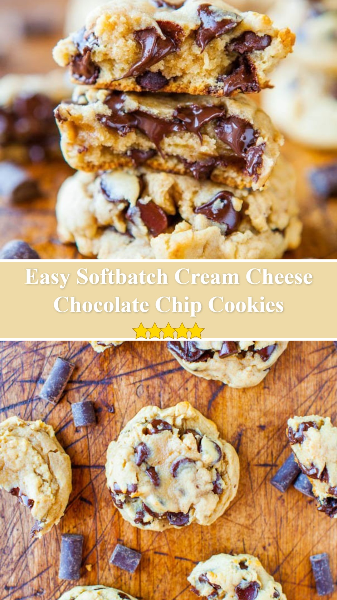 Softbatch Cream Cheese Chocolate Chip Cookies