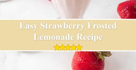 Strawberry Frosted Lemonade
