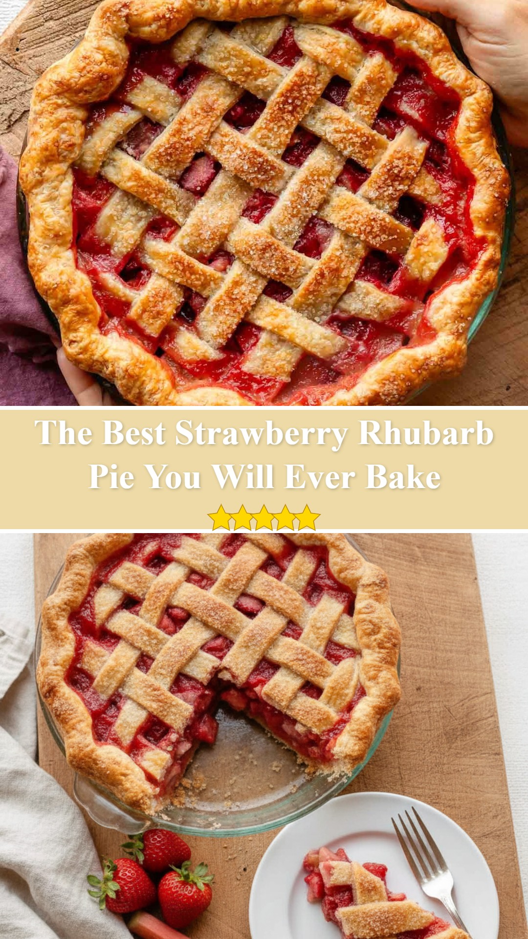 Strawberry Rhubarb Pie